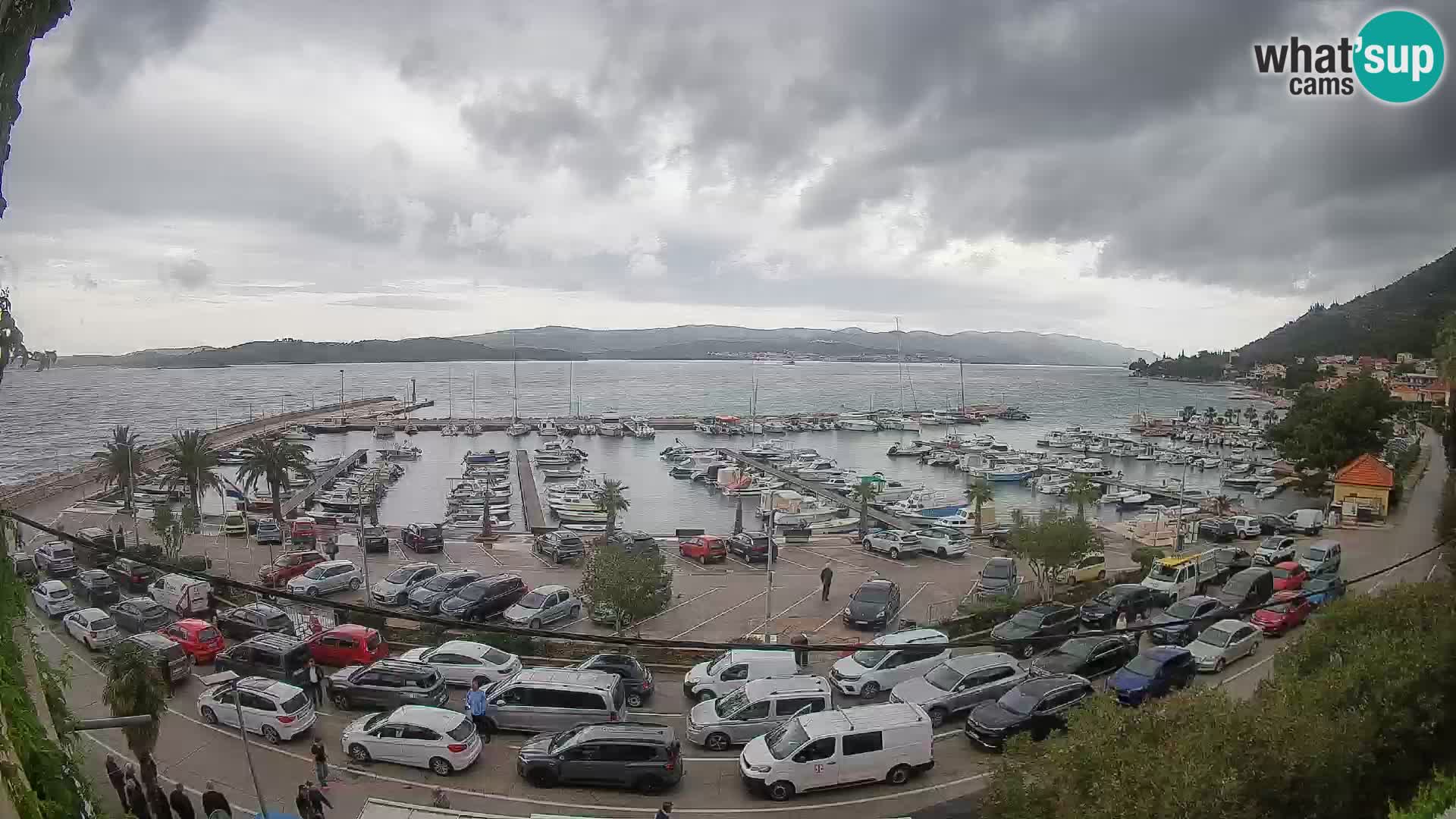 Webcam Orebić Riva – Ferry a Korčula en vivo