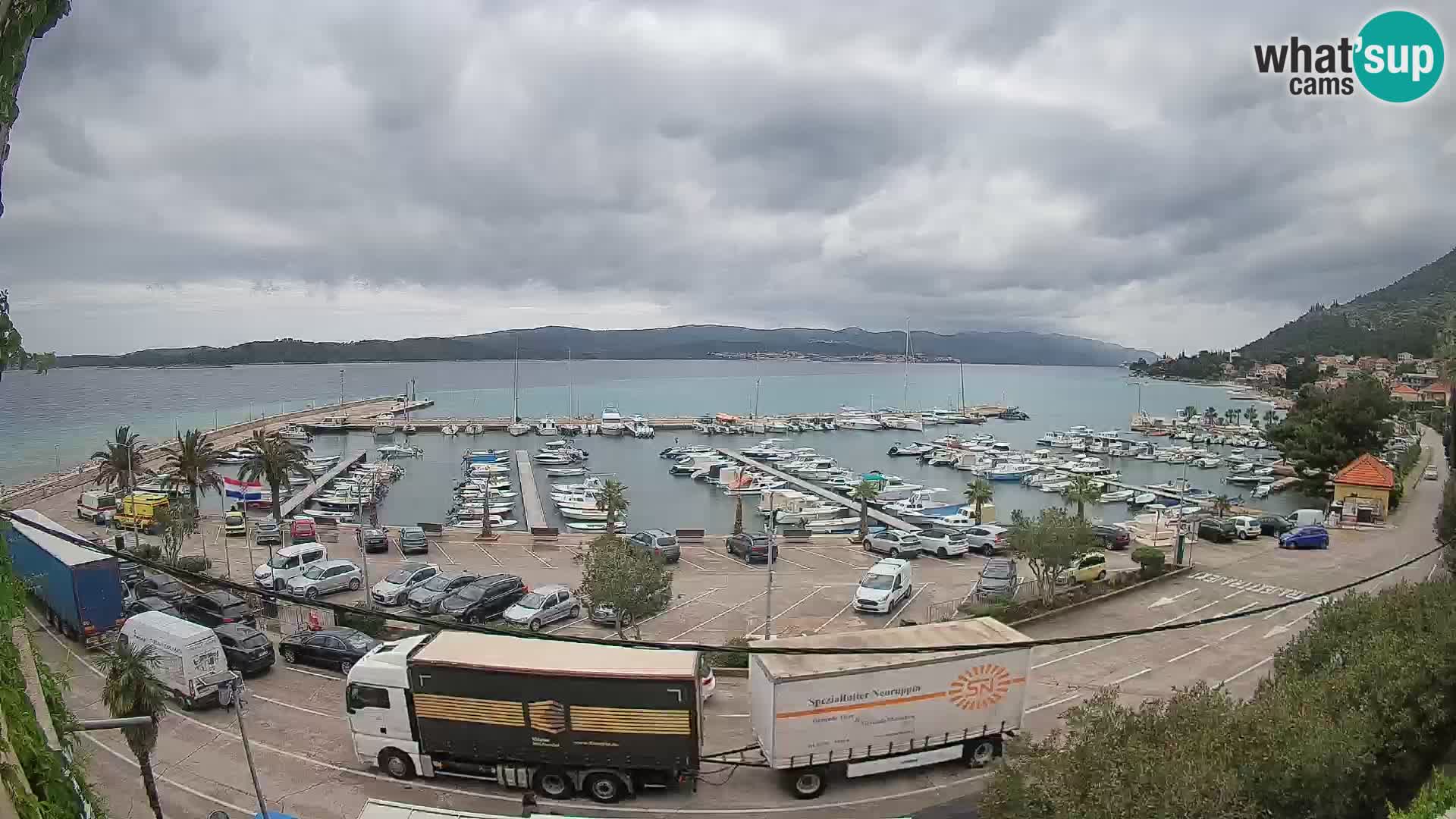 Webcam Orebić Riva – Ferry to Korčula Live
