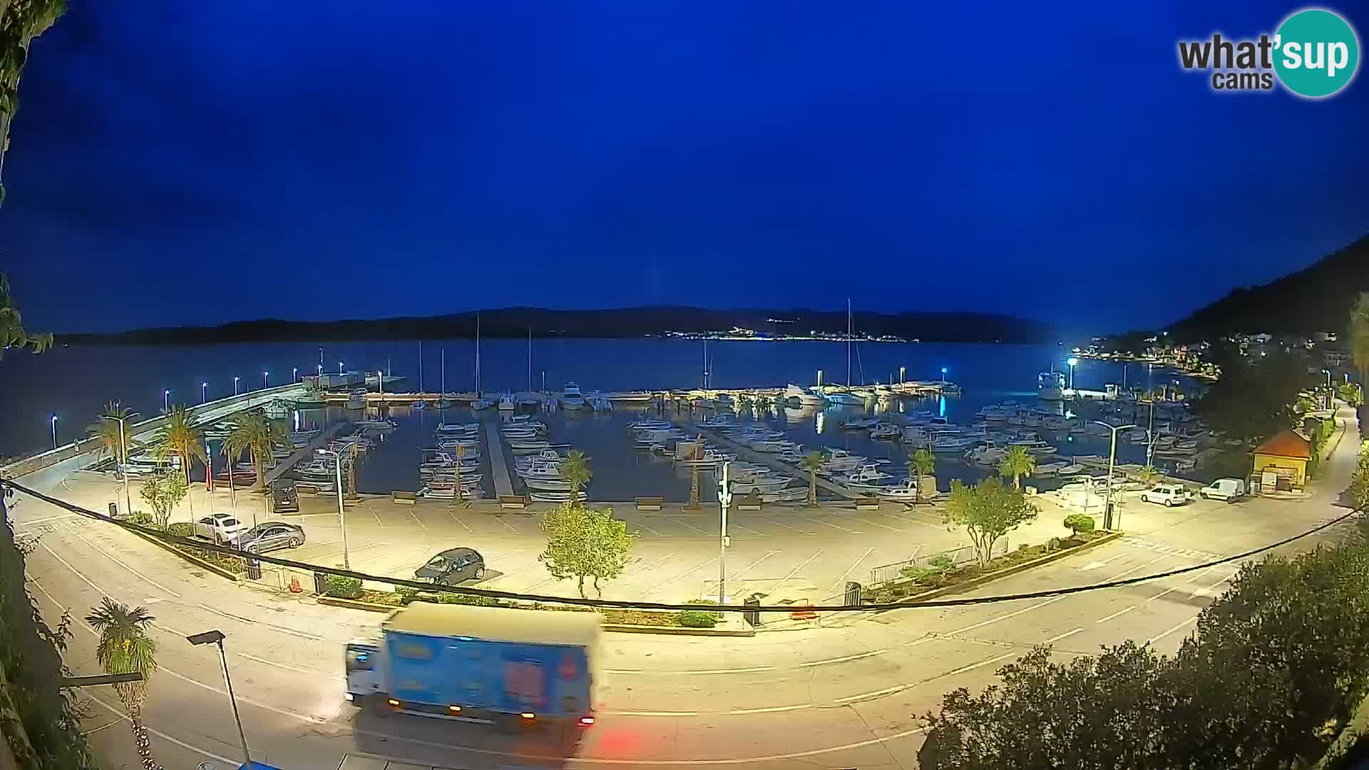 Webcam Orebić Riva – Ferry a Korčula en vivo