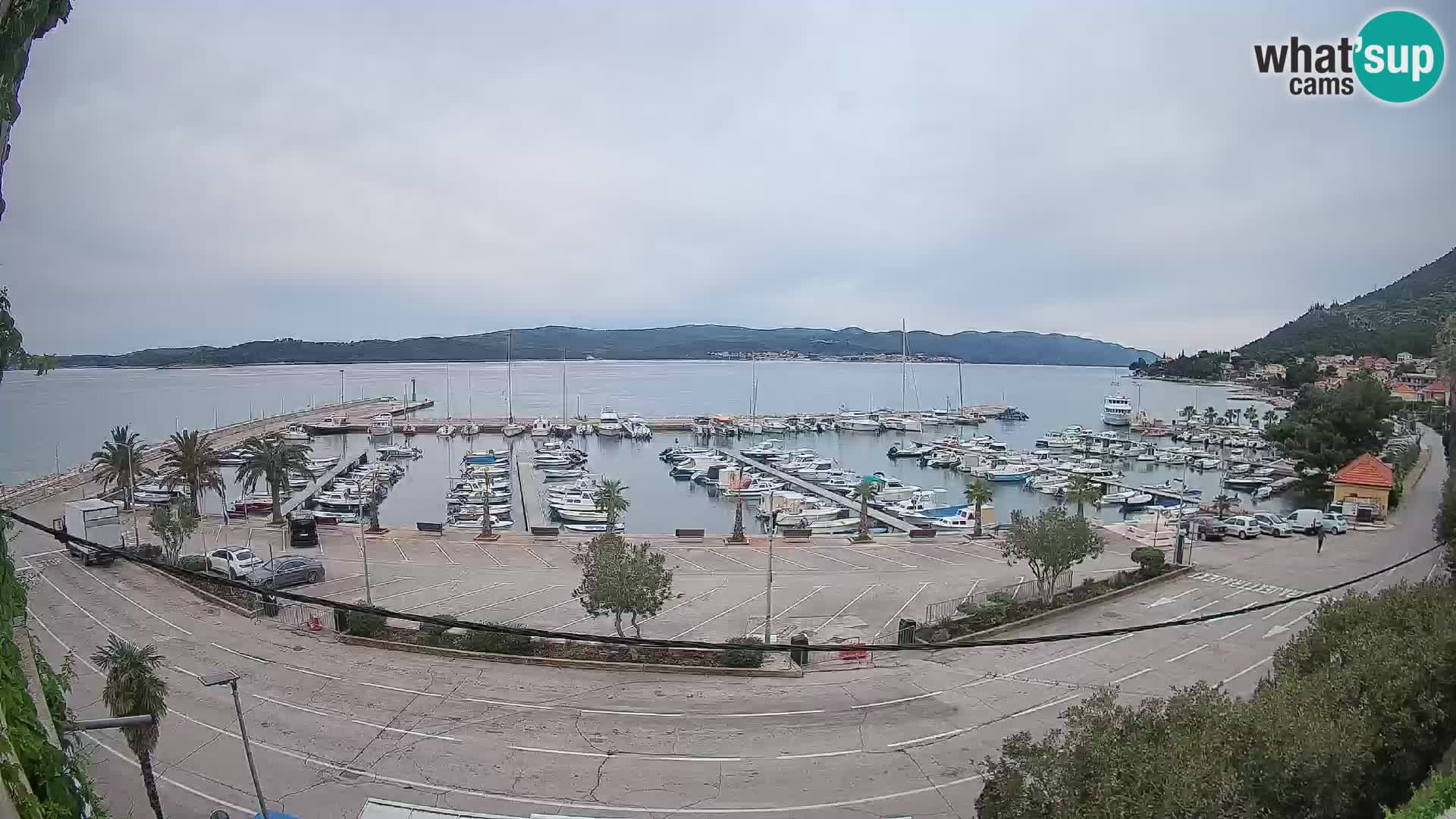 Web kamera Orebić Riva – Trajekt za Korčulu uživo
