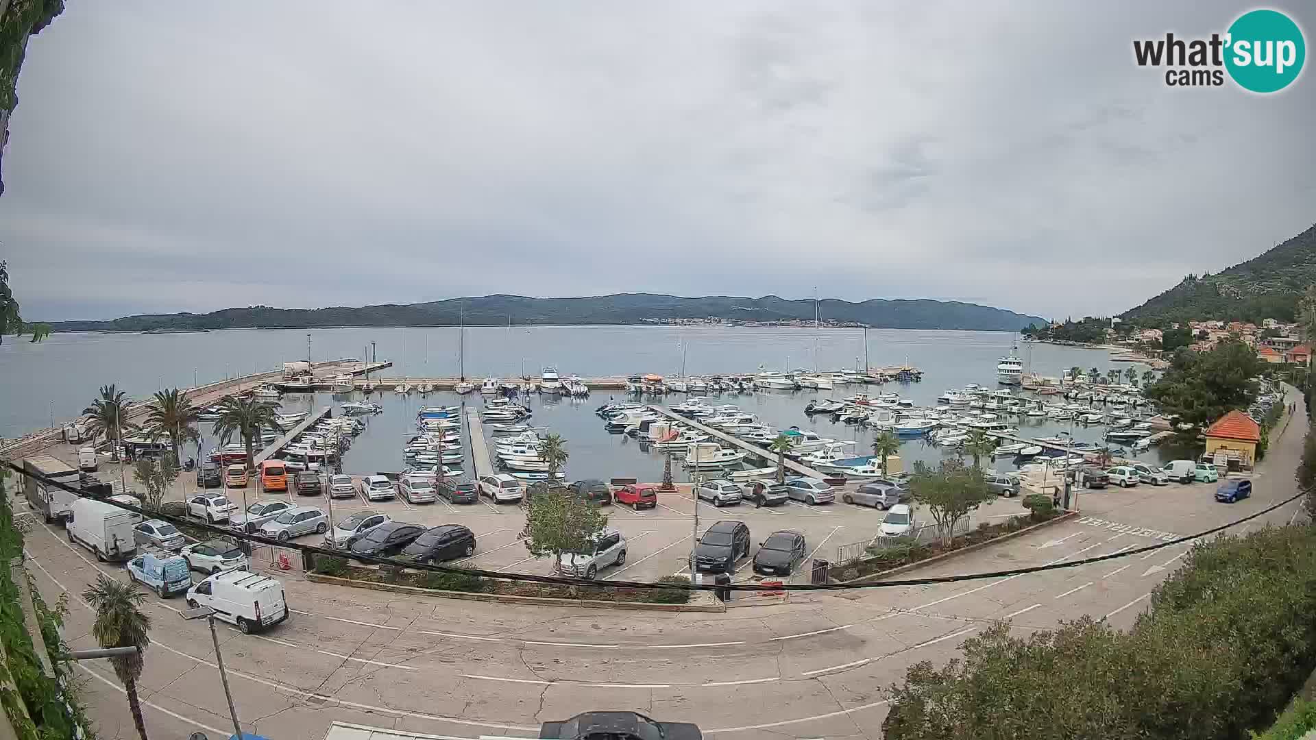 Webcam Orebić Riva – Ferry to Korčula Live