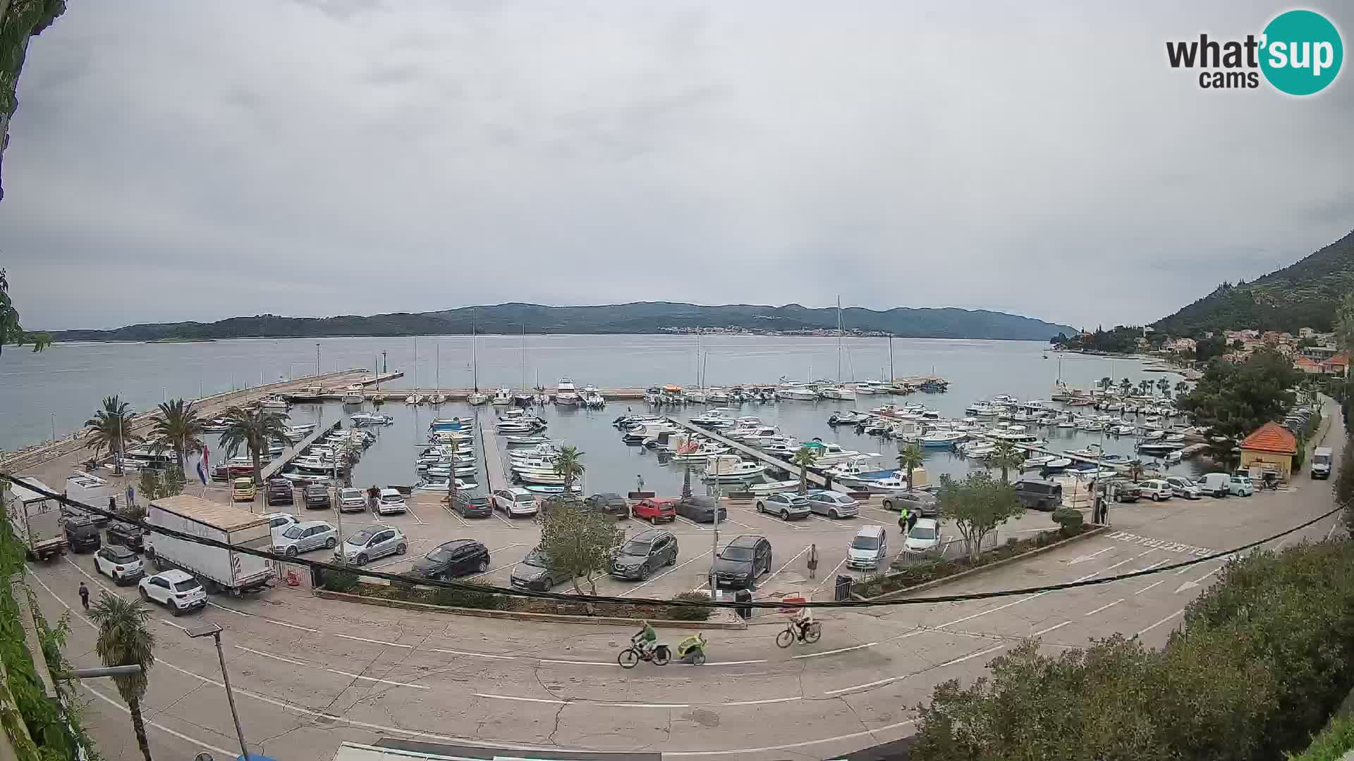 Web kamera Orebić Riva – Trajekt za Korčulu uživo