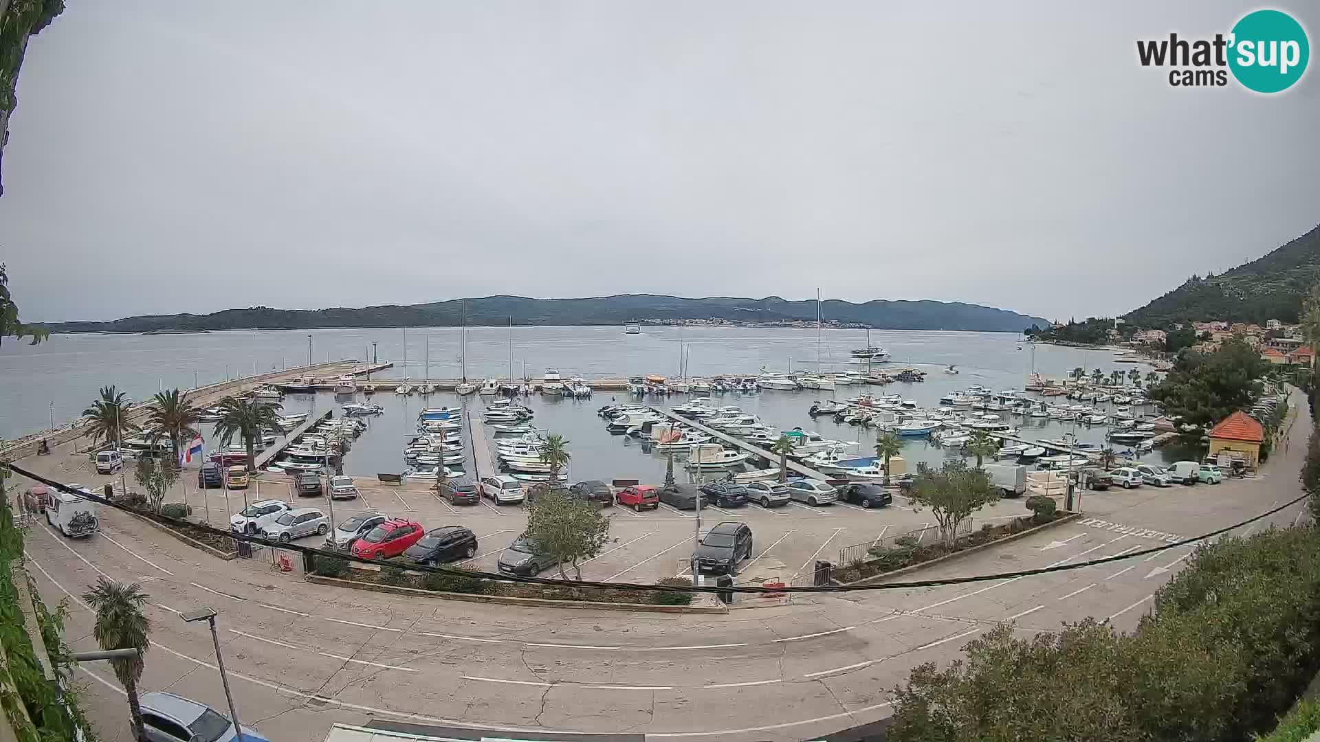 Webcam Orebić Riva – Ferry to Korčula Live