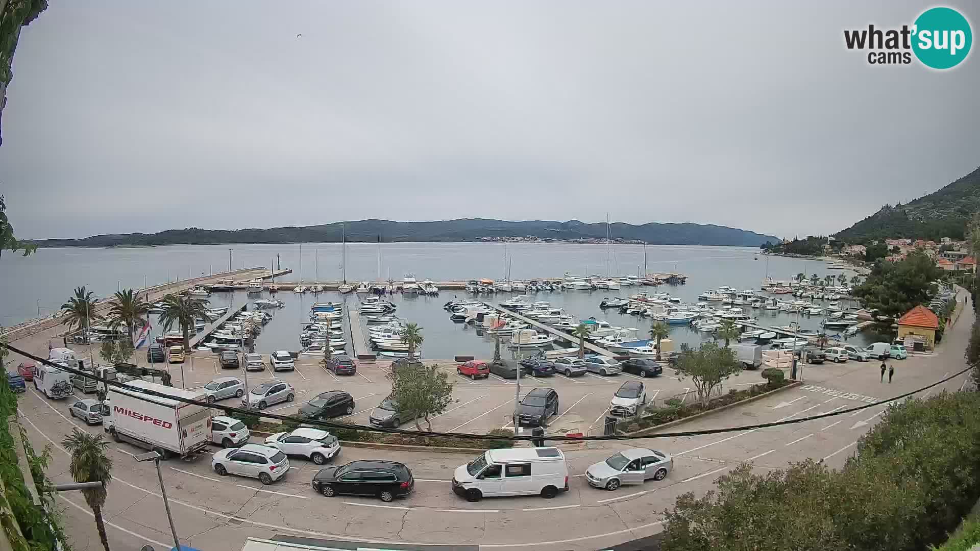 Webcam Orebić Riva – Ferry to Korčula Live