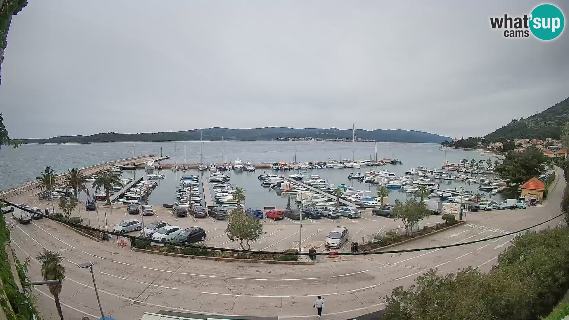 Web kamera Orebić Riva – Trajekt za Korčulu uživo