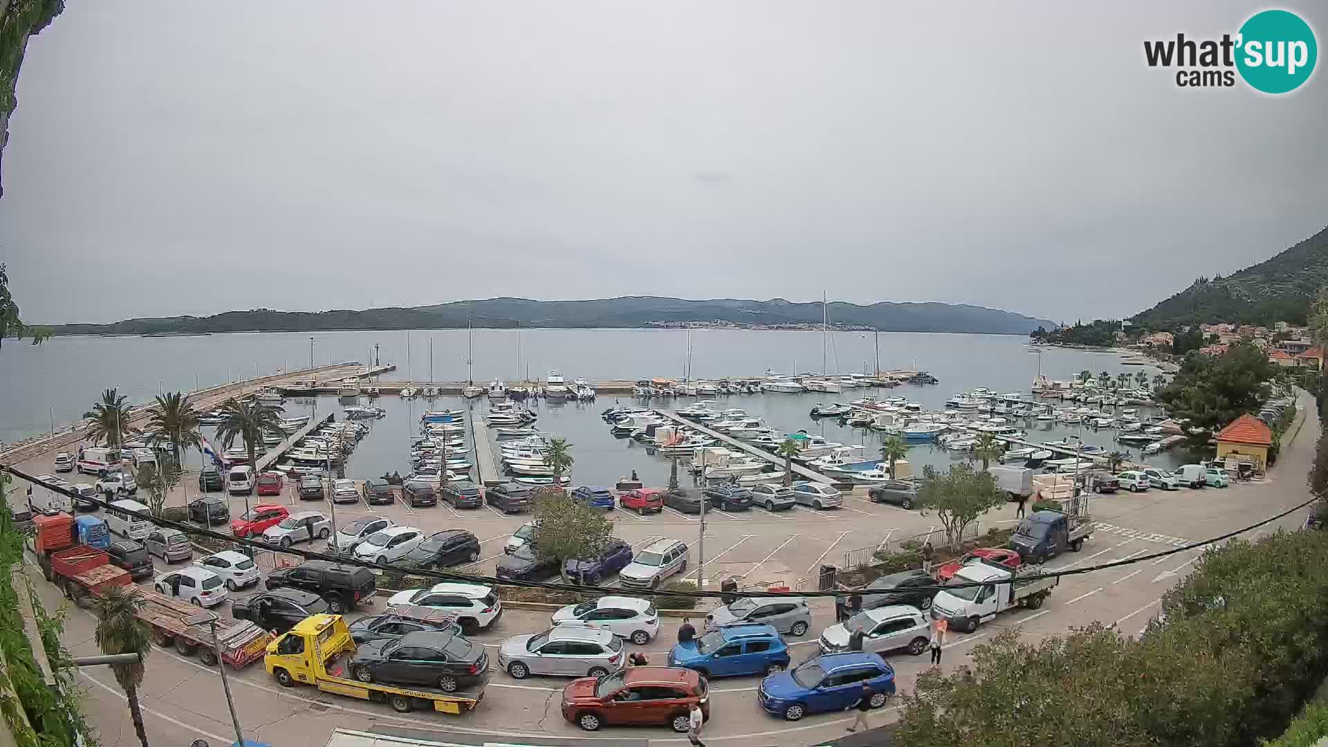 Web kamera Orebić Riva – Trajekt za Korčulu uživo