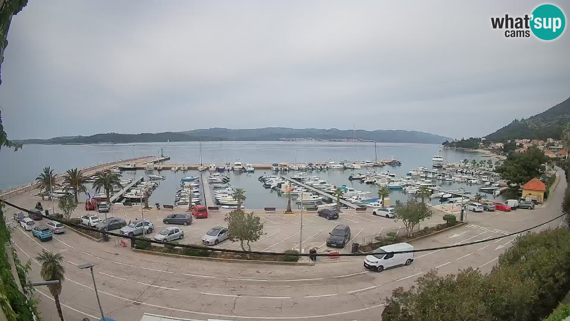 Webcam Orebić Riva – Ferry a Korčula en vivo