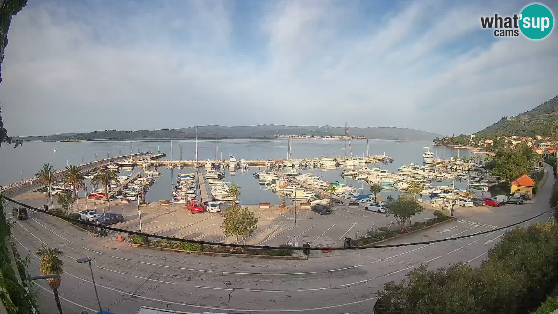 Webcam Orebić Riva – Ferry to Korčula Live