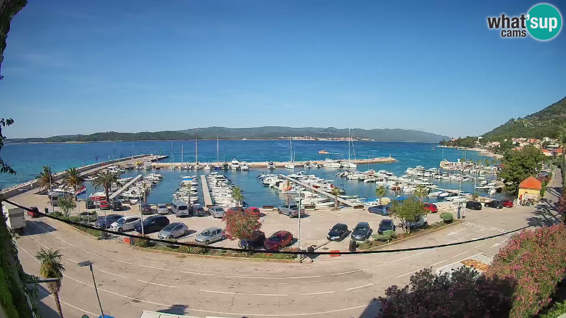 Webcam Orebić Riva – Ferry to Korčula Live