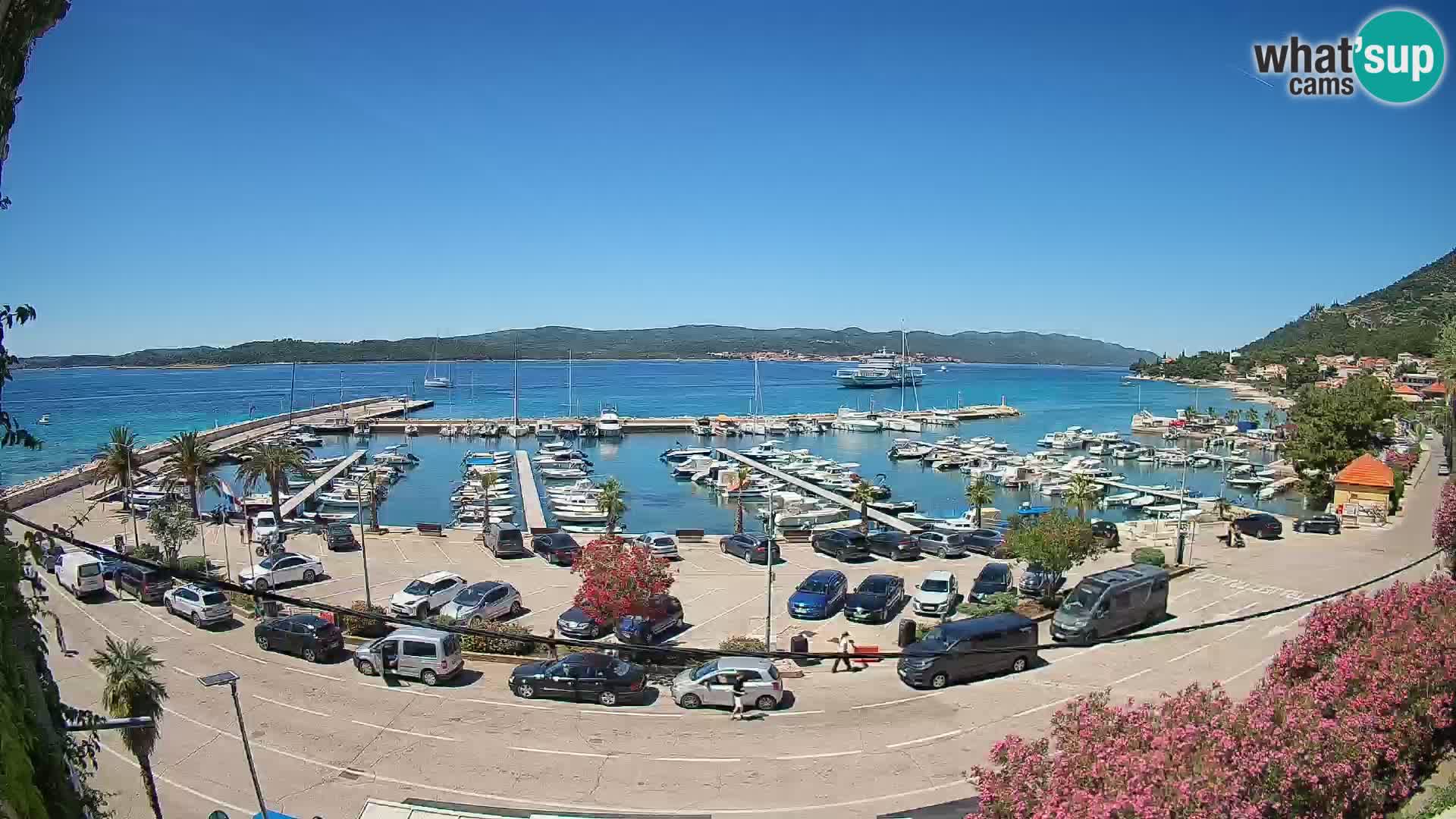 Webcam Orebić Riva – Ferry to Korčula Live