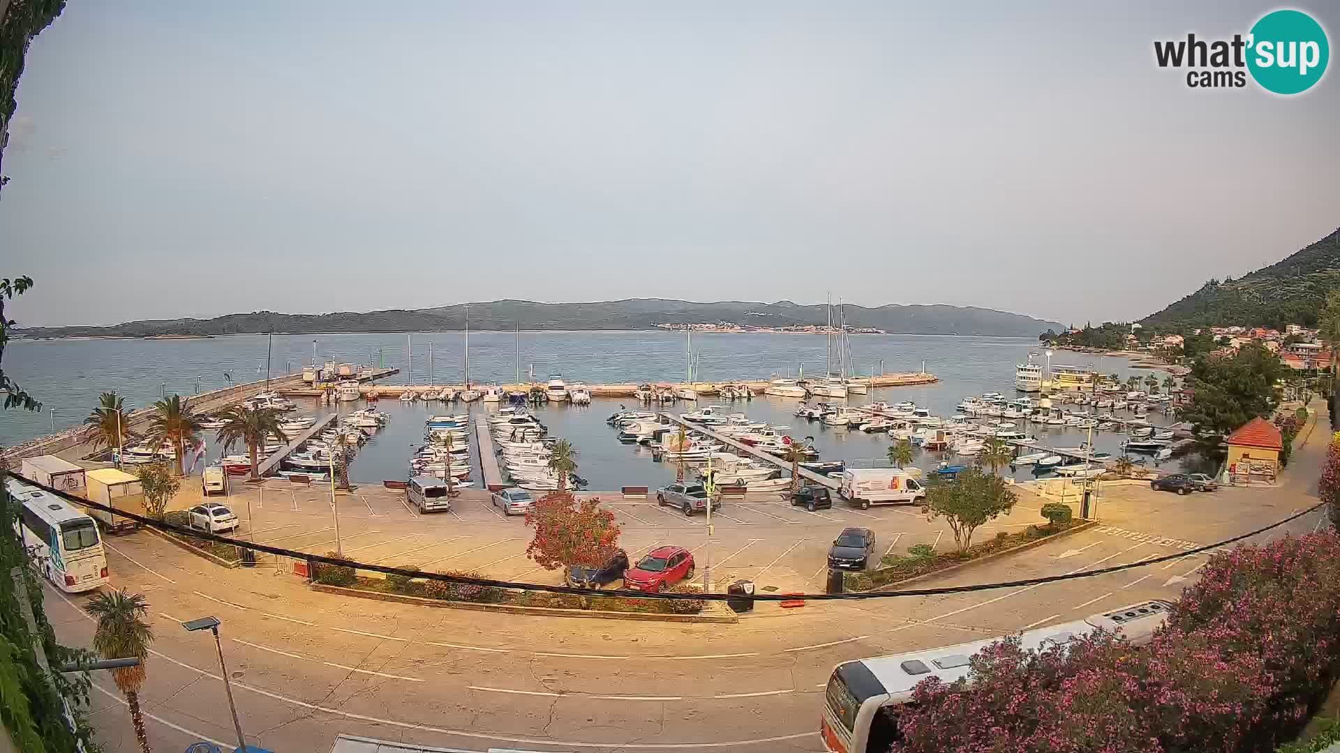 Webcam Orebić Riva – Ferry vers Korčula en direct