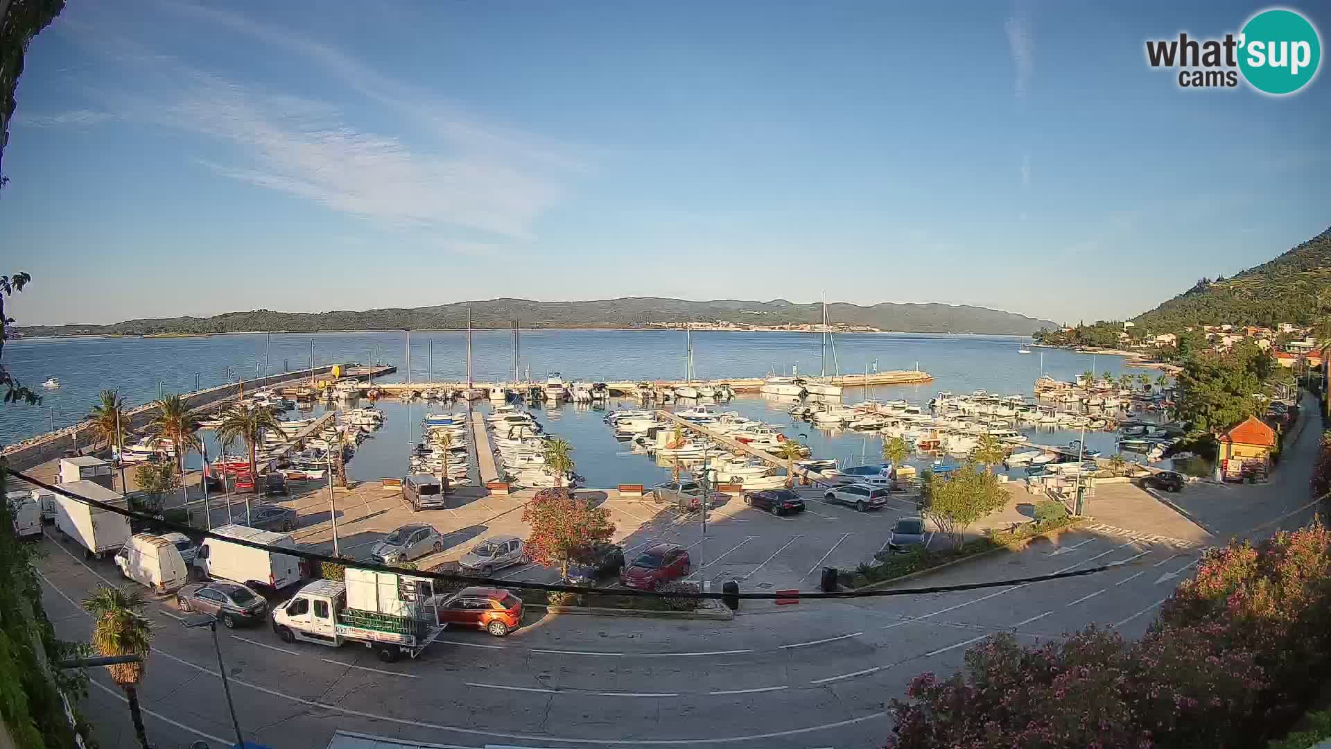 Webcam Orebić Uferpromenade – Fähre nach Korčula Live