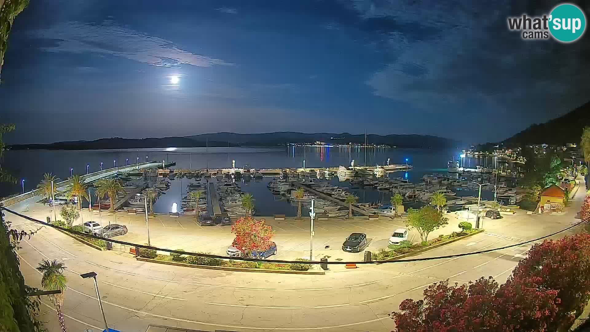 Webcam Orebić Uferpromenade – Fähre nach Korčula Live