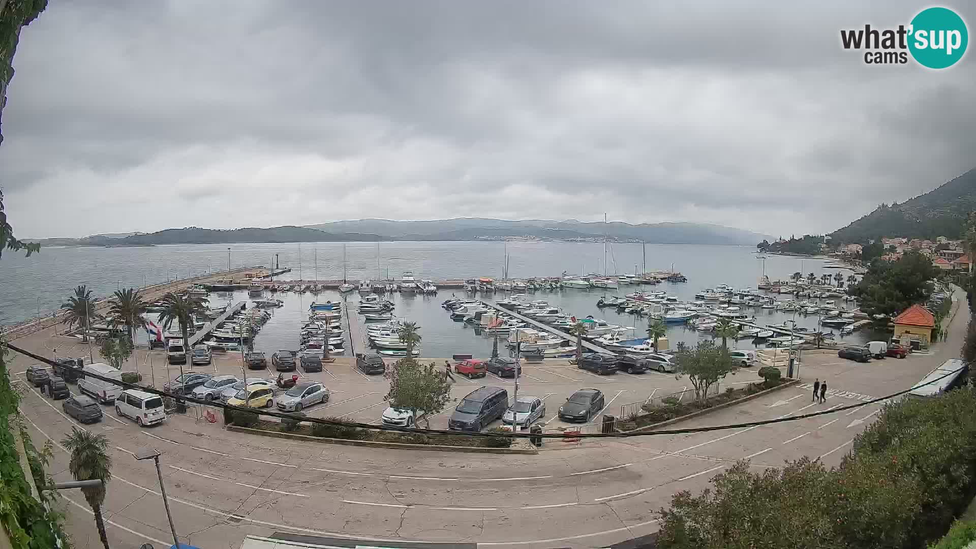 Web kamera Orebić Riva – Trajekt za Korčulu uživo