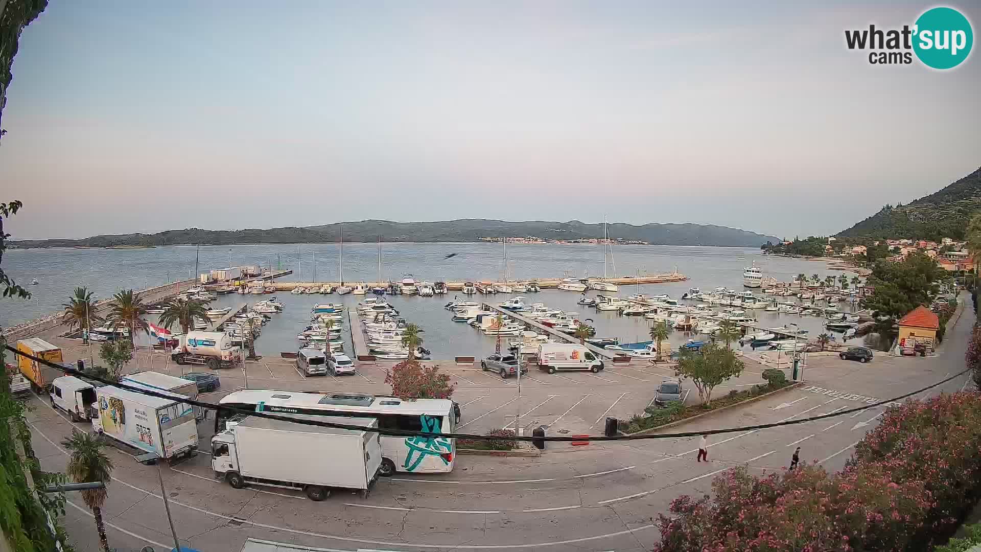 Webcam Orebić Uferpromenade – Fähre nach Korčula Live