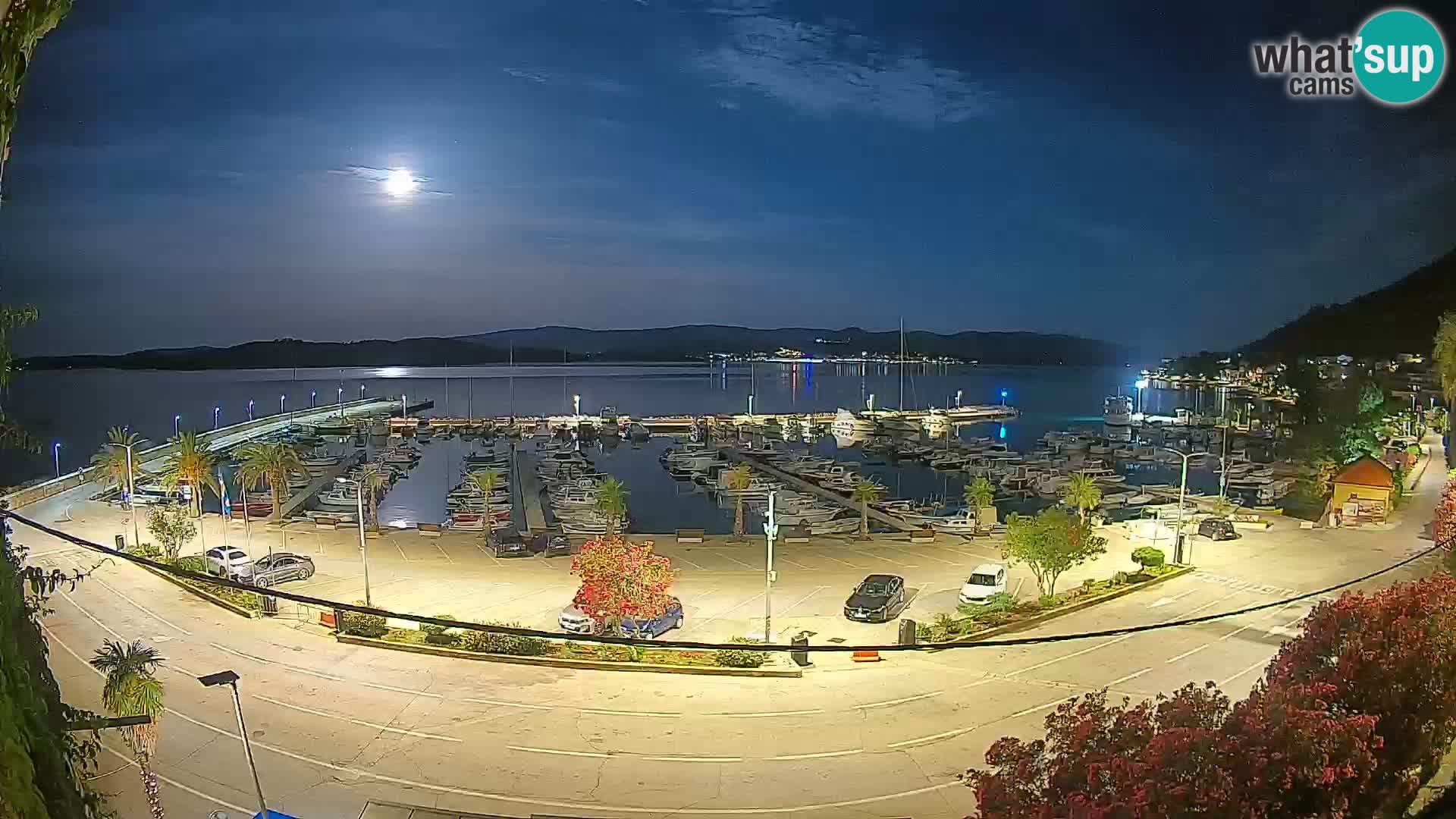 Webcam Orebić Riva – Ferry a Korčula en vivo