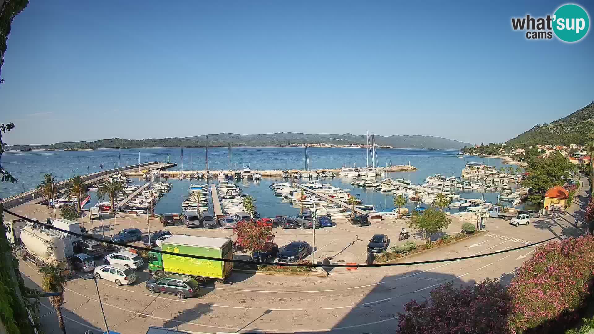Webcam Orebić Riva – Ferry vers Korčula en direct