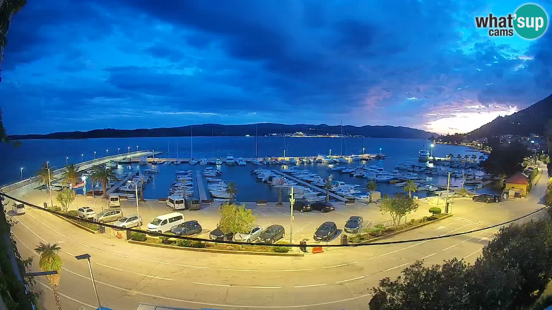 Webcam Orebić Riva – Ferry vers Korčula en direct