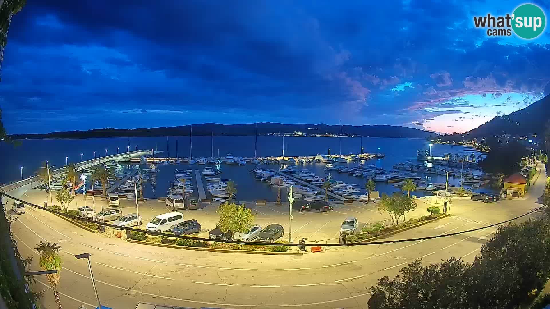 Webcam Orebić Riva – Ferry vers Korčula en direct