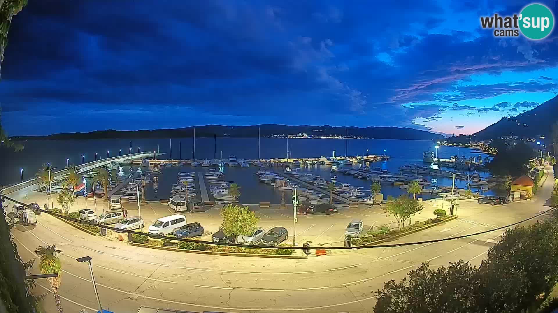 Webcam Orebić Riva – Ferry vers Korčula en direct