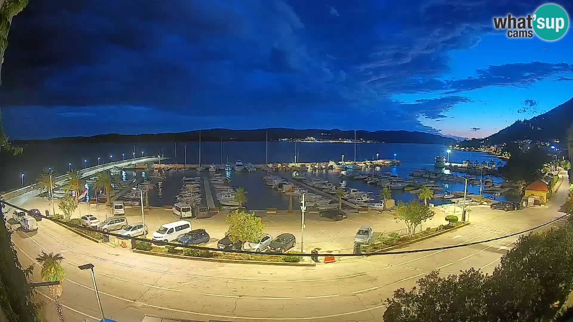 Webcam Orebić Riva – Ferry to Korčula Live