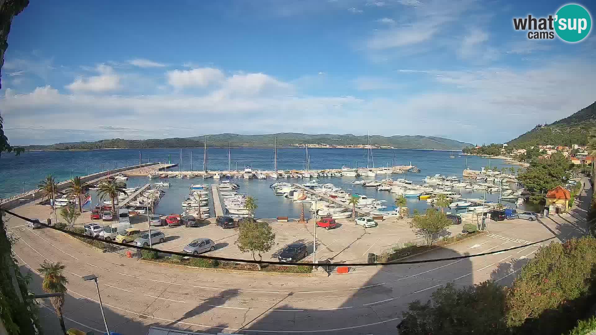 Webcam Orebić Riva – Ferry a Korčula en vivo