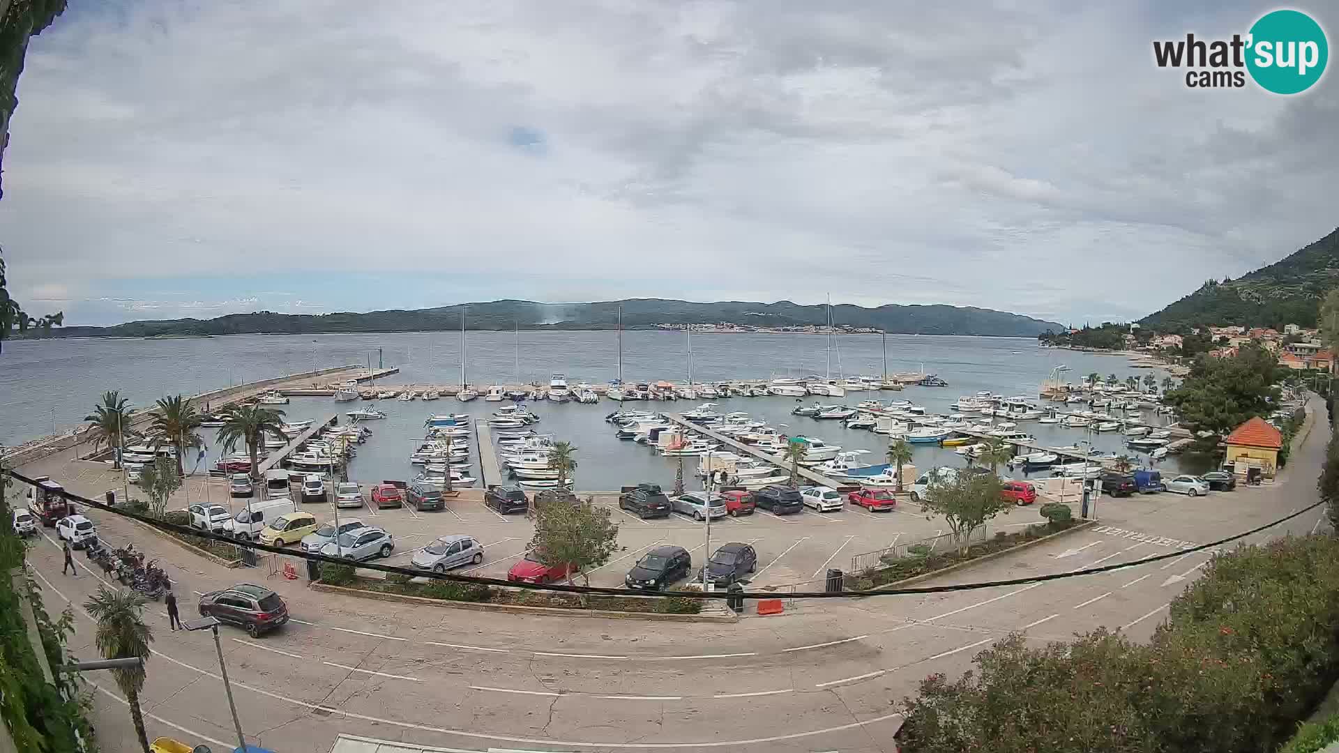 Webcam Orebić Riva – Ferry to Korčula Live