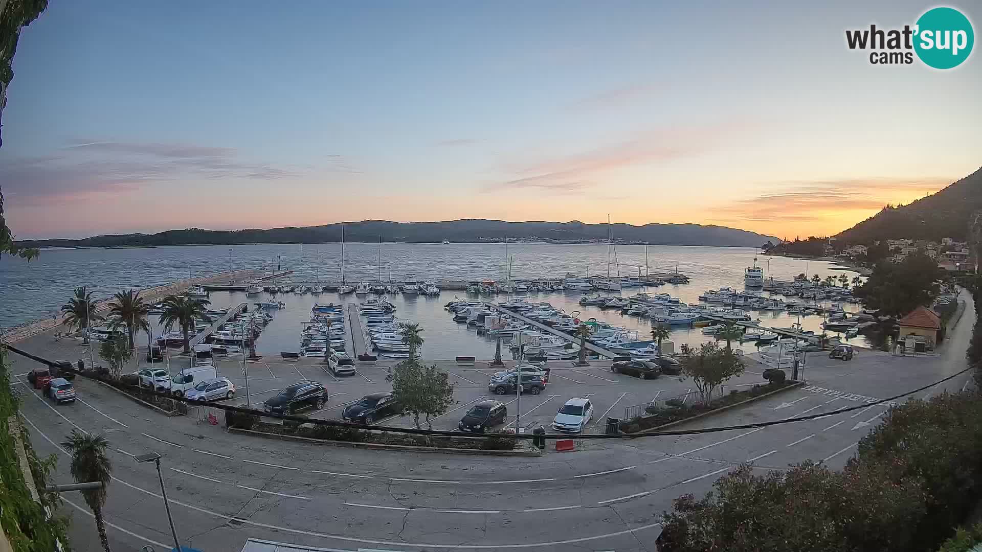 Webcam Orebić Riva – Ferry to Korčula Live