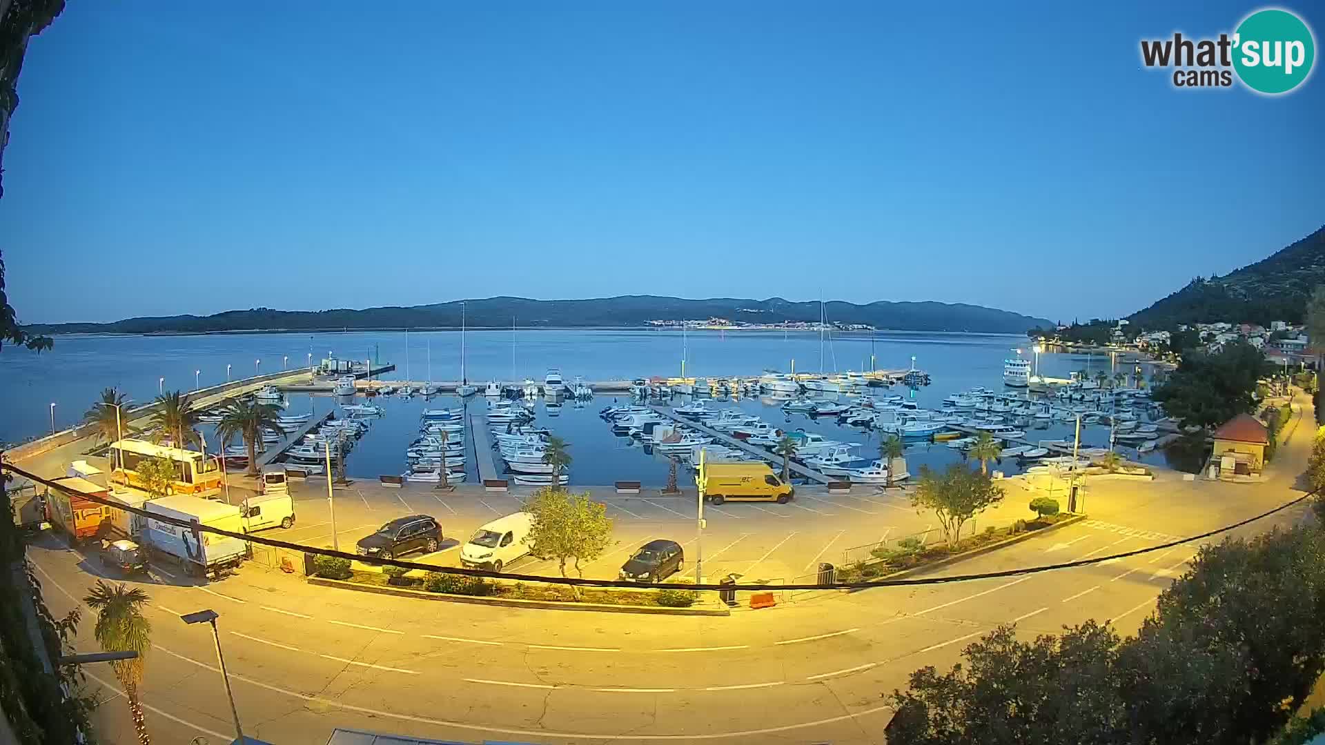 Webcam Orebić Riva – Ferry vers Korčula en direct