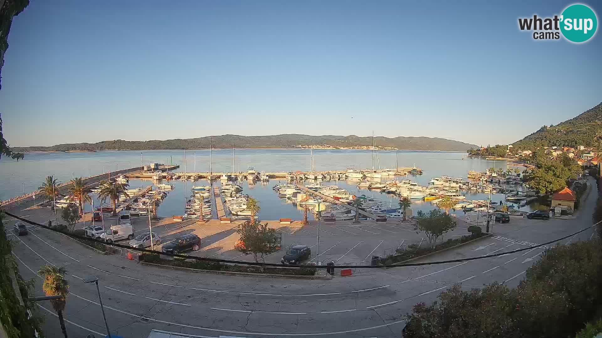 Webcam Orebić Riva – Ferry to Korčula Live
