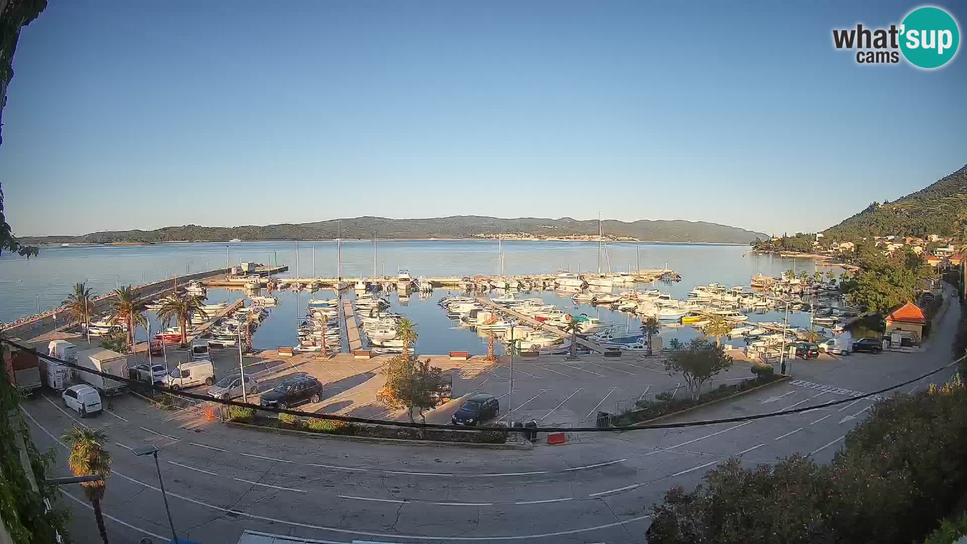 Webcam Orebić Riva – Ferry to Korčula Live