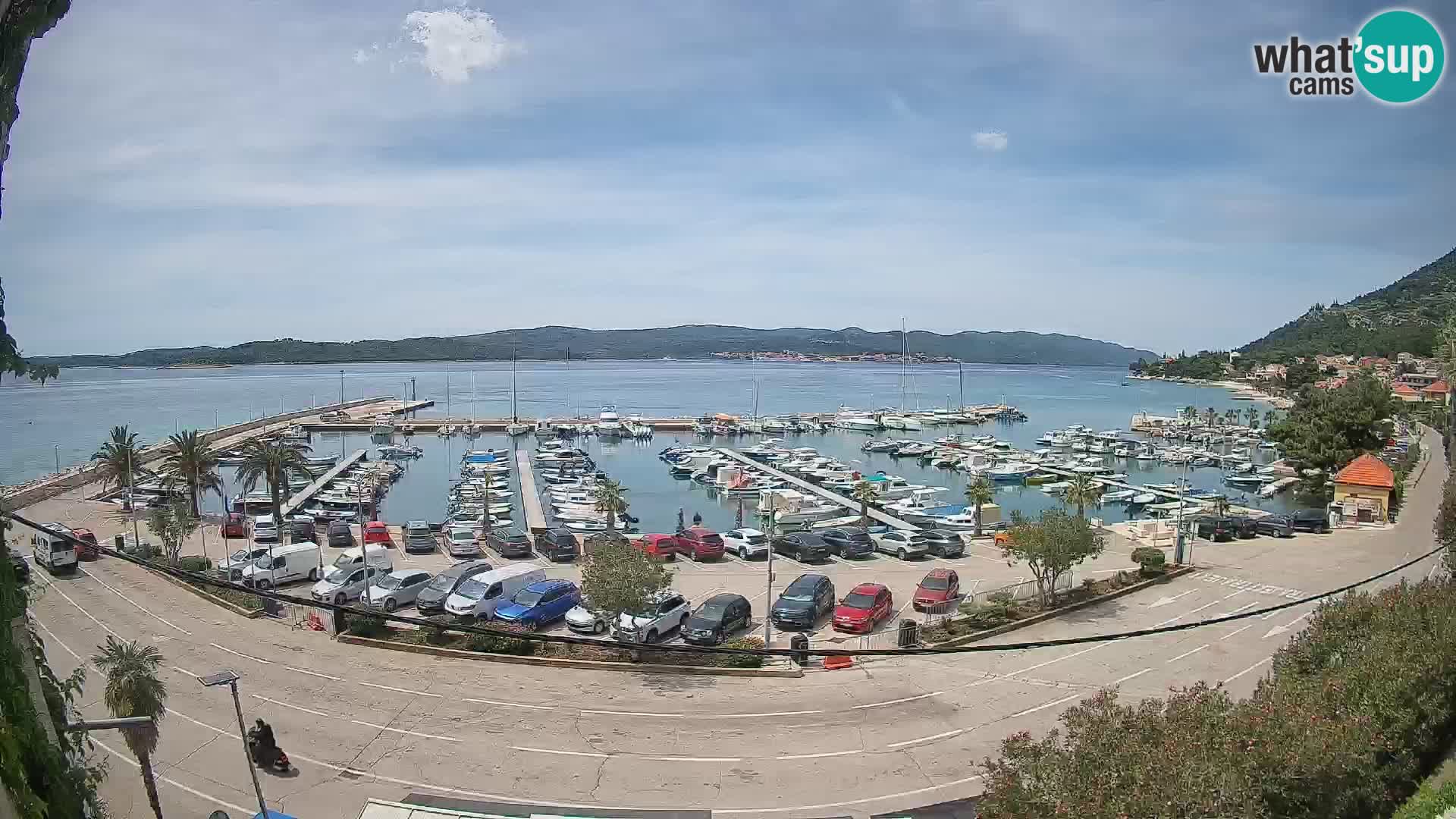Webcam Orebić Riva – Ferry to Korčula Live