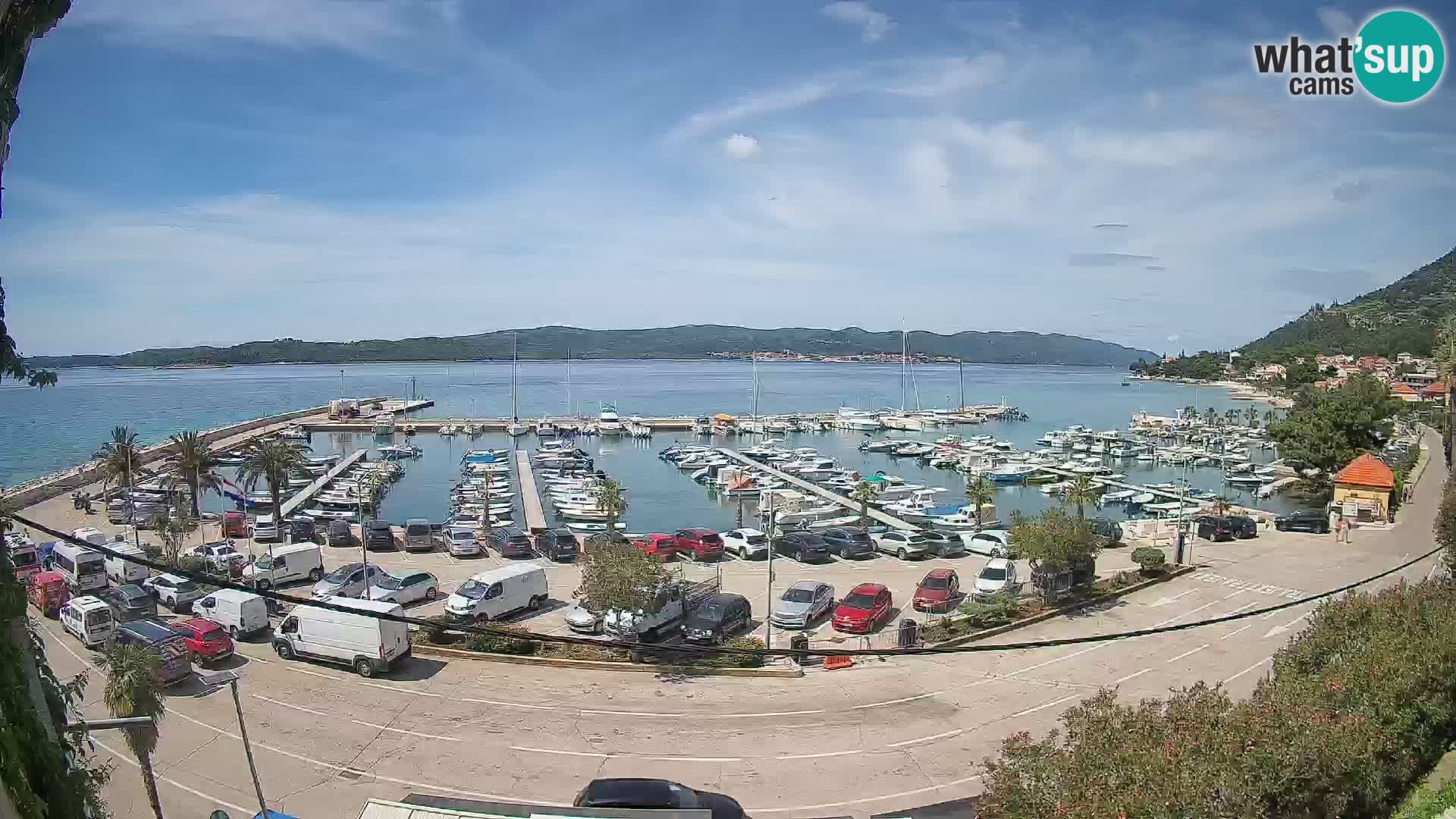 Webcam Orebić Riva – Ferry vers Korčula en direct