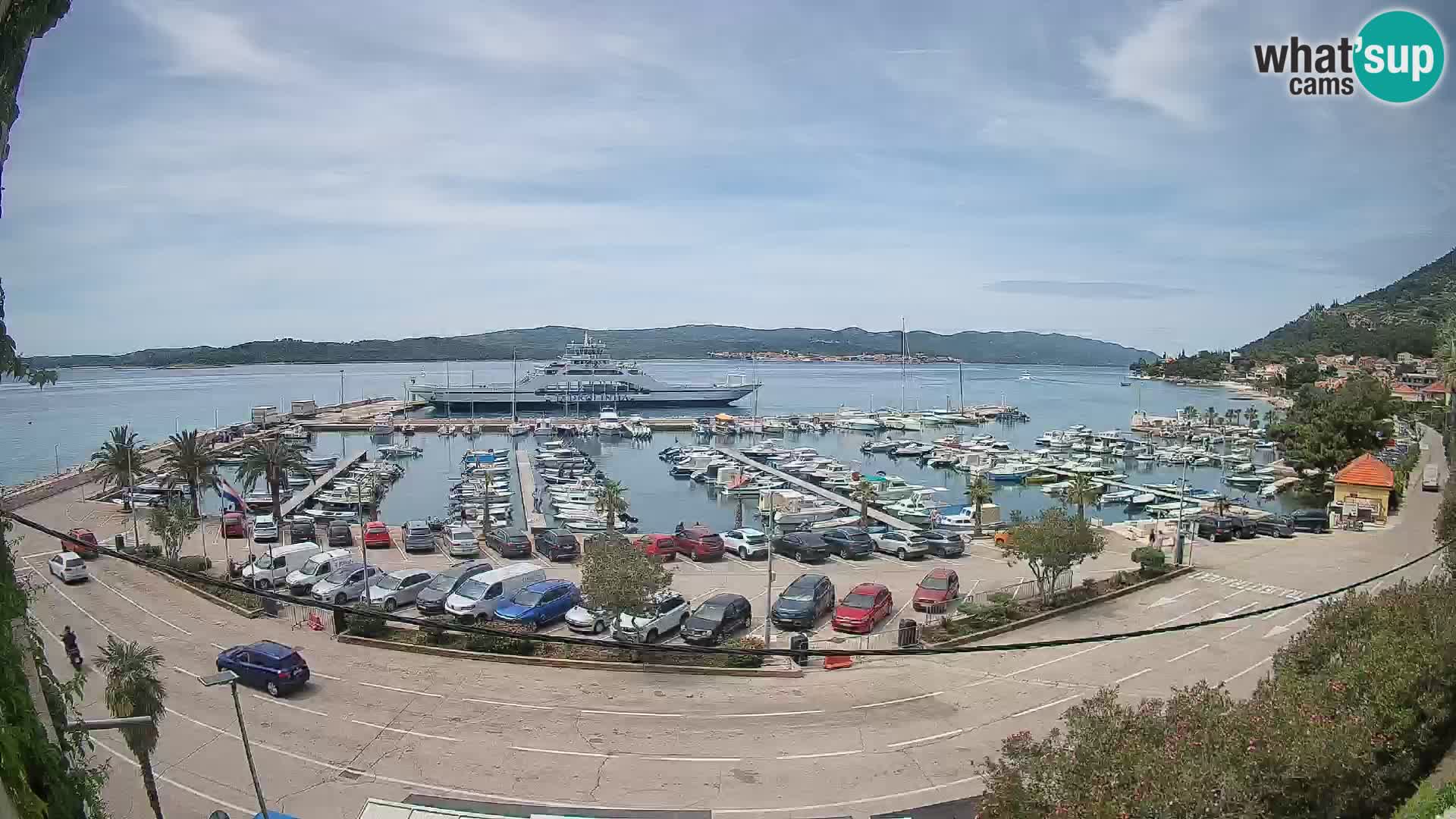 Webcam Orebić Riva – Ferry to Korčula Live