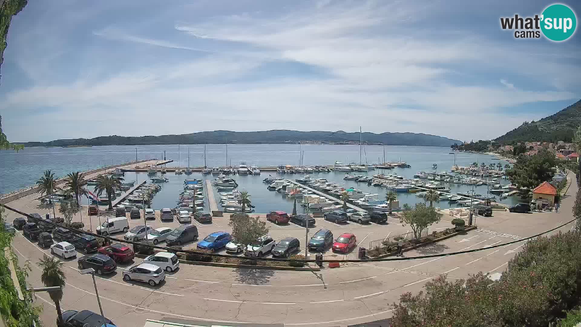 Web kamera Orebić Riva – Trajekt za Korčulu uživo