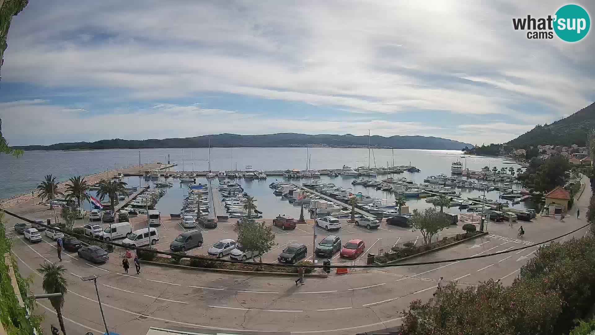 Webcam Orebić Riva – Ferry vers Korčula en direct