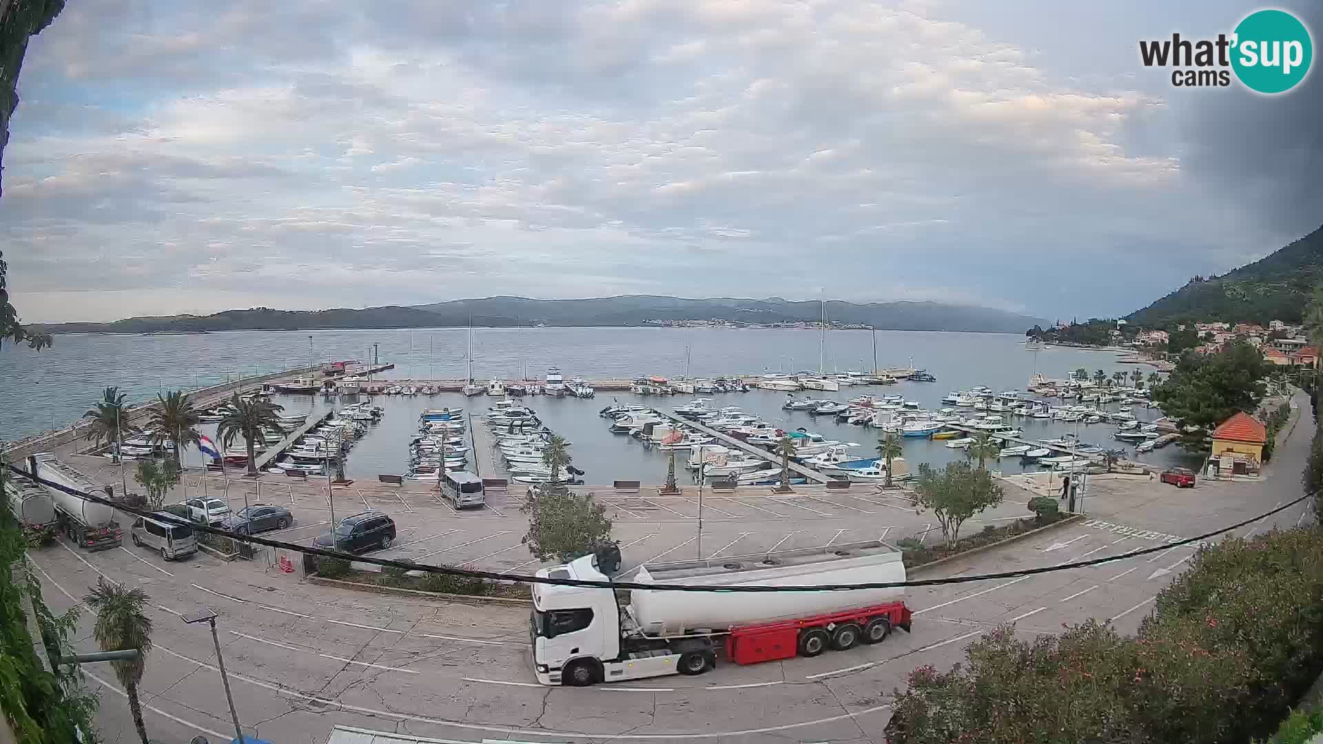 Webcam Orebić Riva – Ferry to Korčula Live