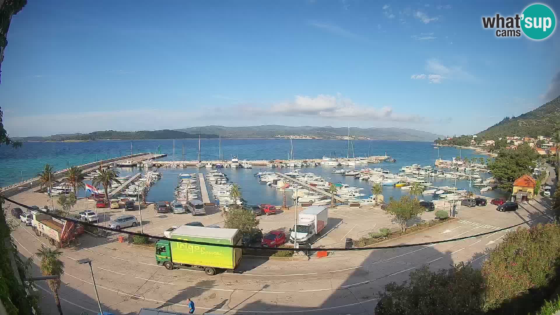 Webcam Orebić Riva – Ferry vers Korčula en direct