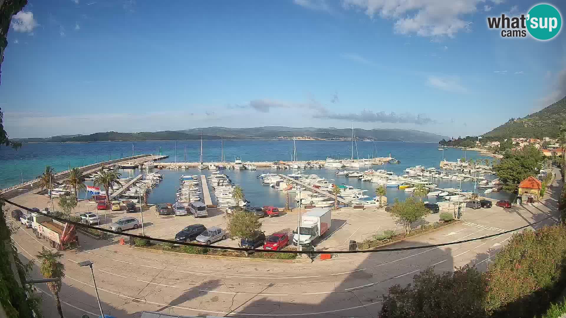Webcam Orebić Riva – Ferry vers Korčula en direct