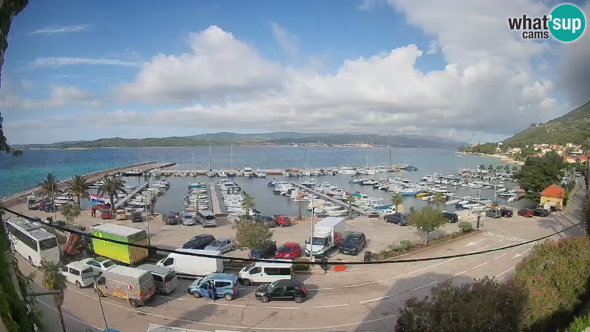 Webcam Orebić Riva – Ferry vers Korčula en direct