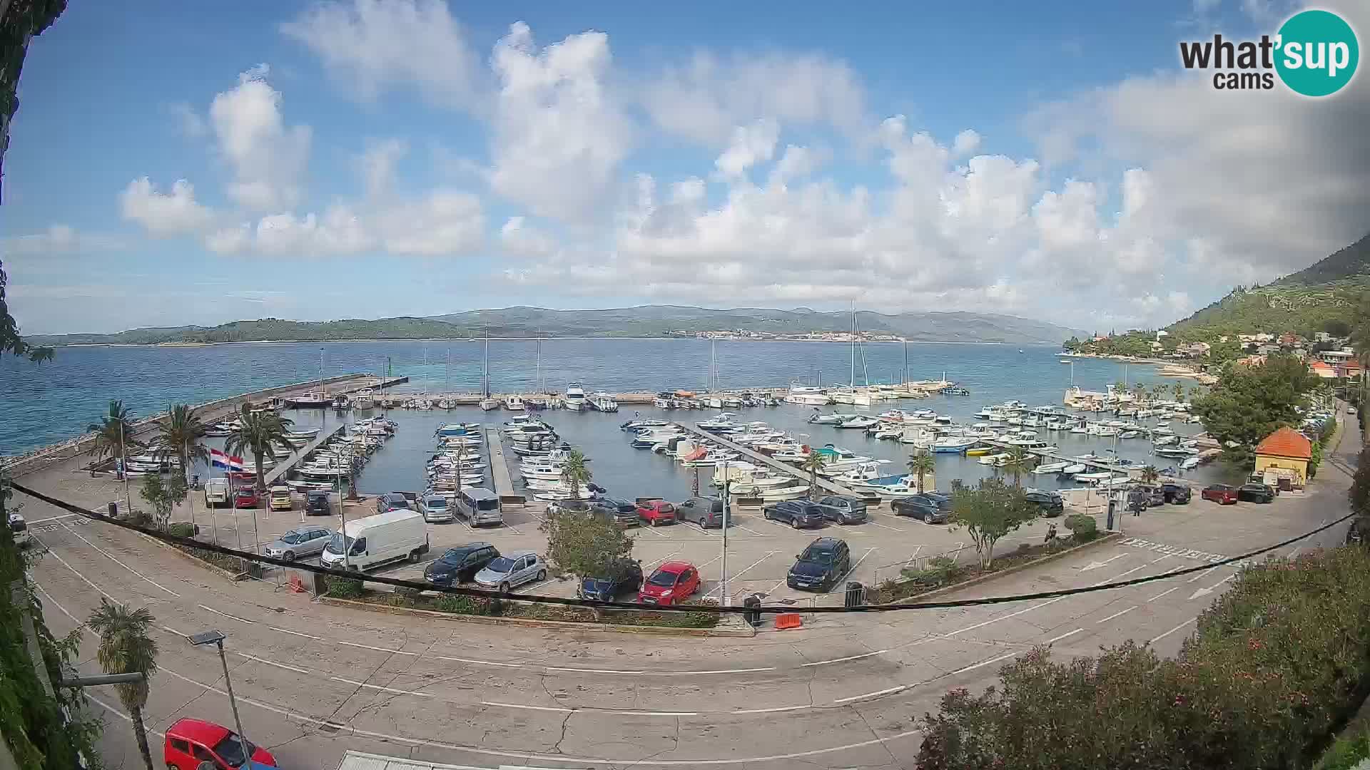 Webcam Orebić Riva – Ferry vers Korčula en direct