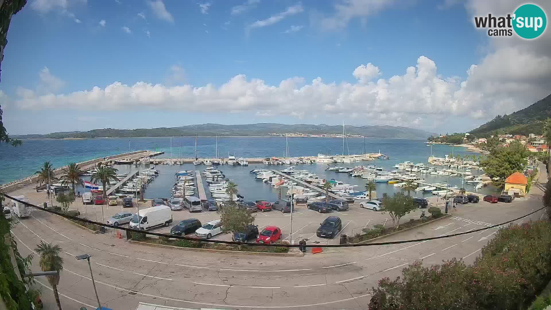 Webcam Orebić Uferpromenade – Fähre nach Korčula Live