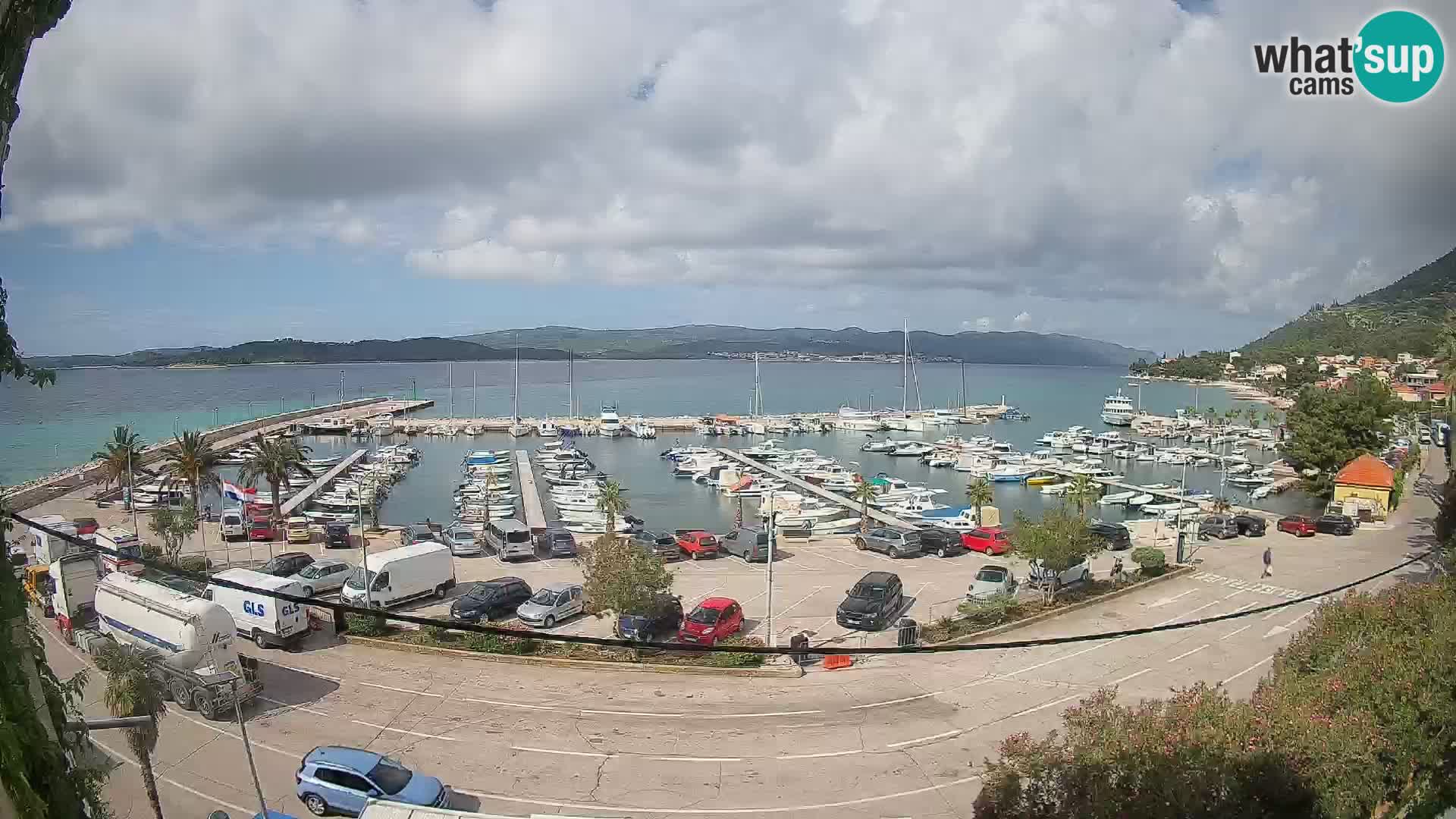 Web kamera Orebić Riva – Trajekt za Korčulu uživo