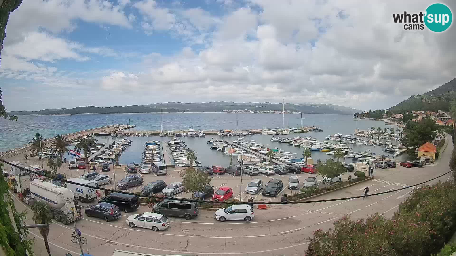 Webcam Orebić Riva – Ferry to Korčula Live