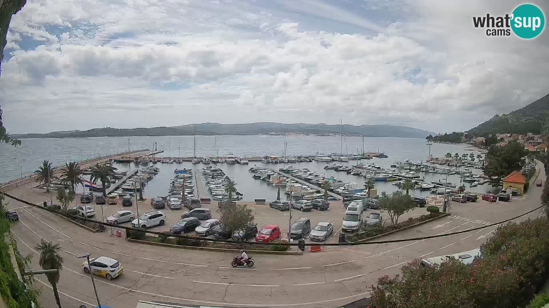 Webcam Orebić Riva – Ferry a Korčula en vivo