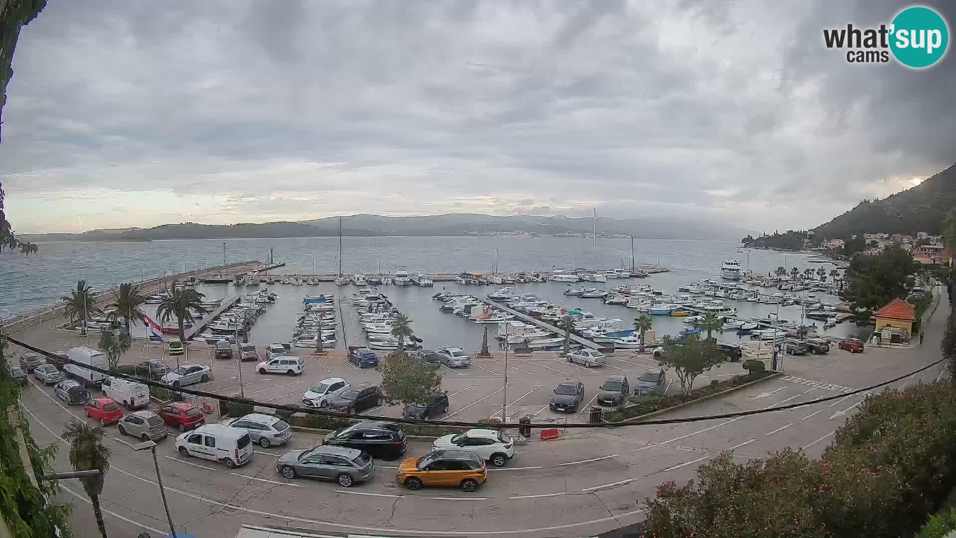 Webcam Orebić Riva – Ferry vers Korčula en direct
