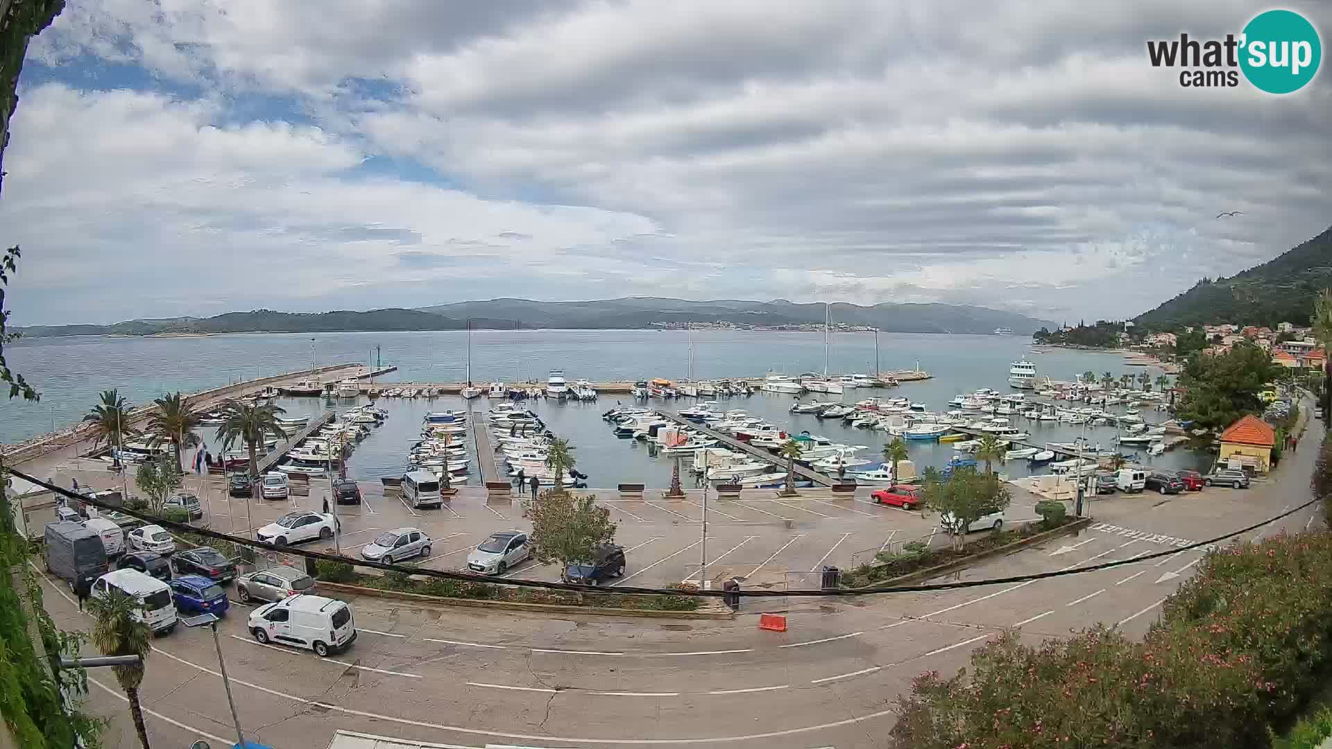 Webcam Orebić Riva – Ferry to Korčula Live