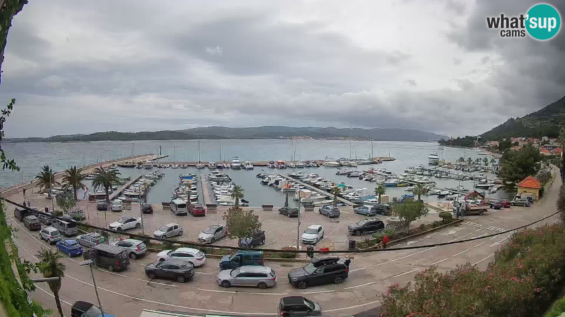 Web kamera Orebić Riva – Trajekt za Korčulu uživo