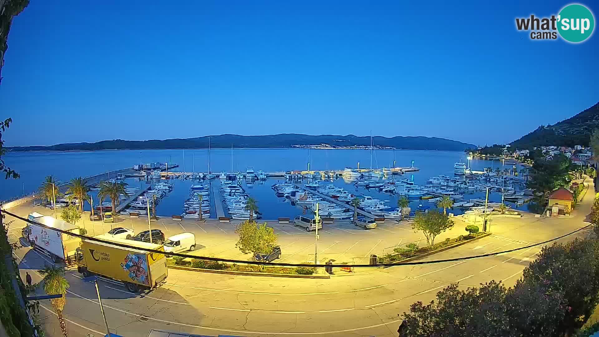 Webcam Orebić Riva – Ferry to Korčula Live