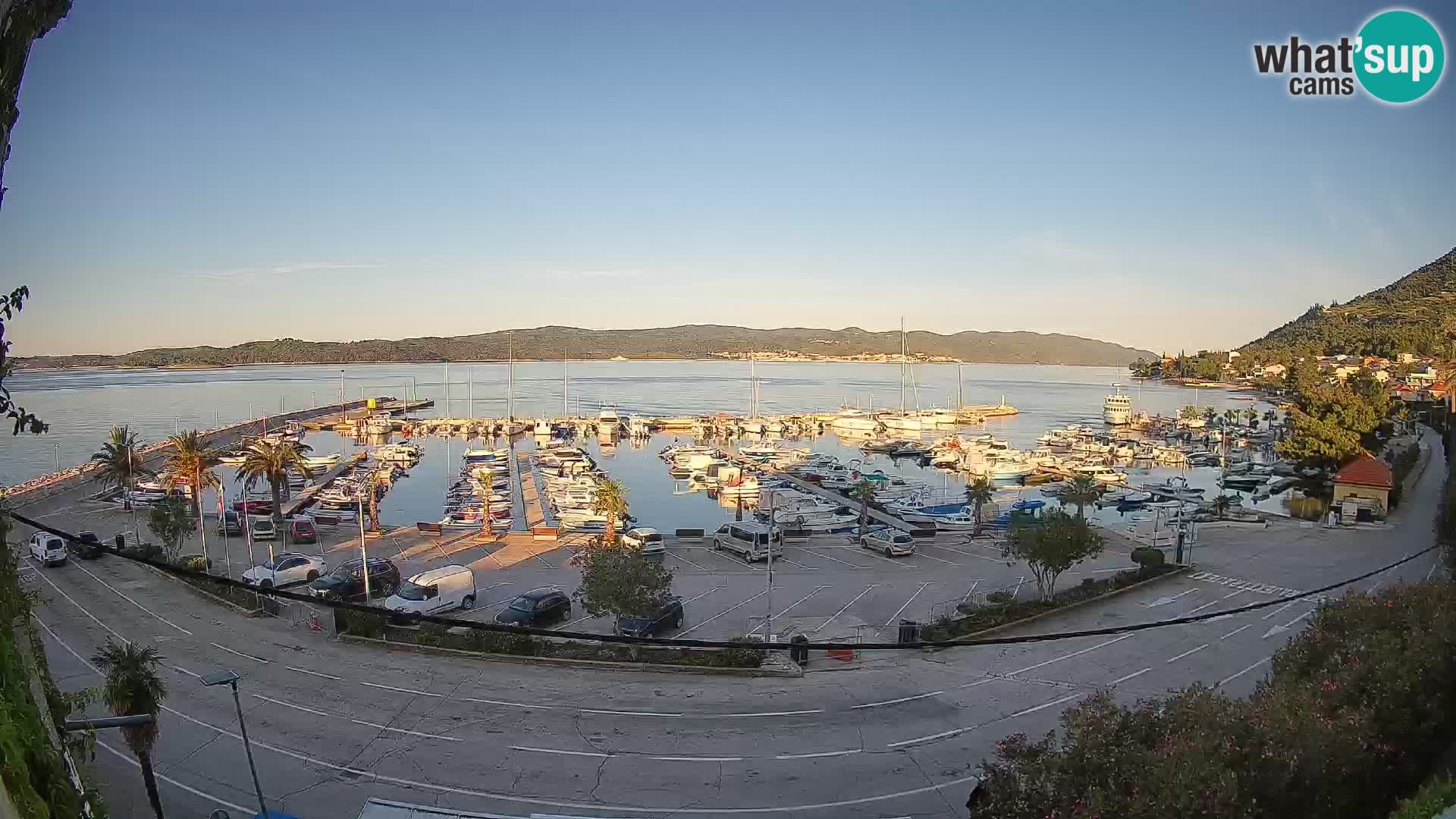 Webcam Orebić Riva – Ferry to Korčula Live